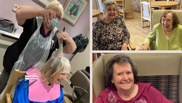 Hooray as hairdressing is back at Willow Court